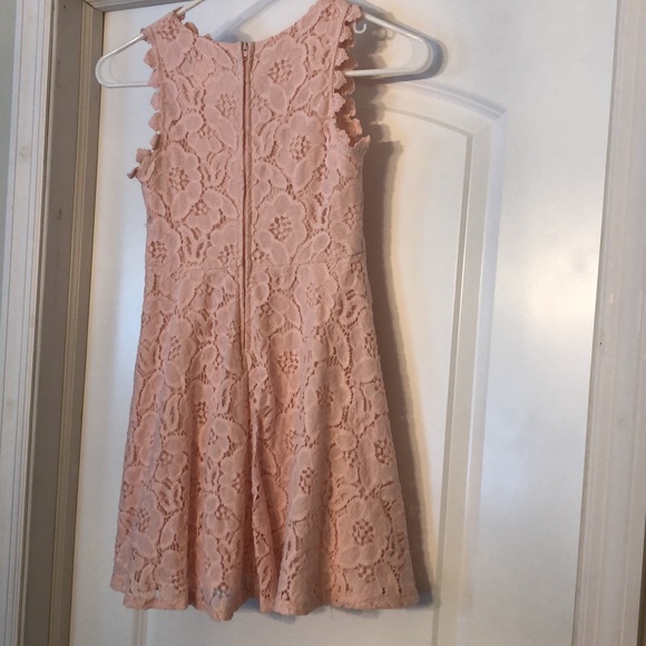 Rare Editions pink lace dress - Picture 3 of 8
